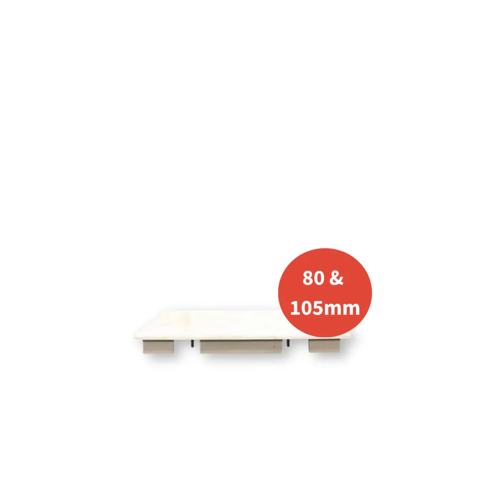 Embout finition goulotte Climagaine 80 & 105mm