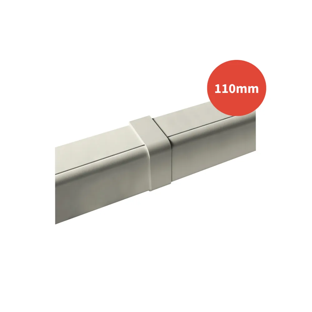 Jonction goulotte ARTICA blanche 110mm