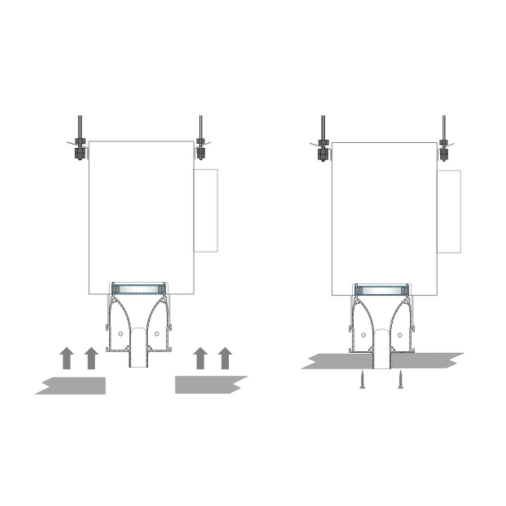 Diffuseur linéaire LINKIN + PLENUM
