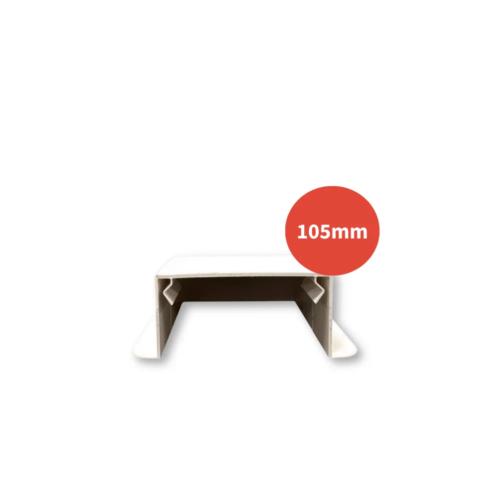 Sortie de mur goulotte Climagaine 105mm