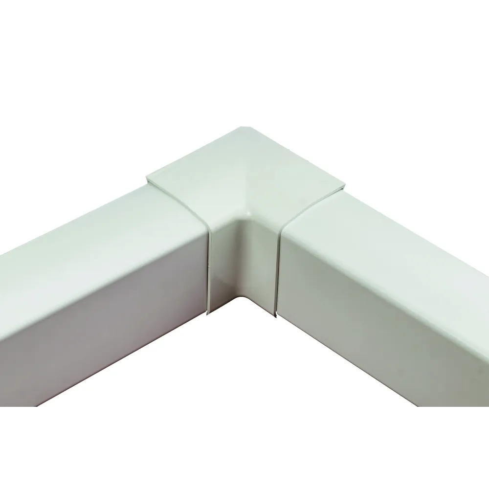 Angle intérieur goulotte OPTIMAL blanc 80mm