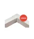 Angle intérieur goulotte OPTIMAL blanc 110mm