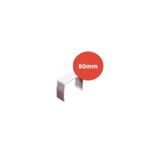 Jonction goulotte OPTIMAL blanche 80mm