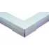 Angle à plat OPTIMAL blanche 110mm