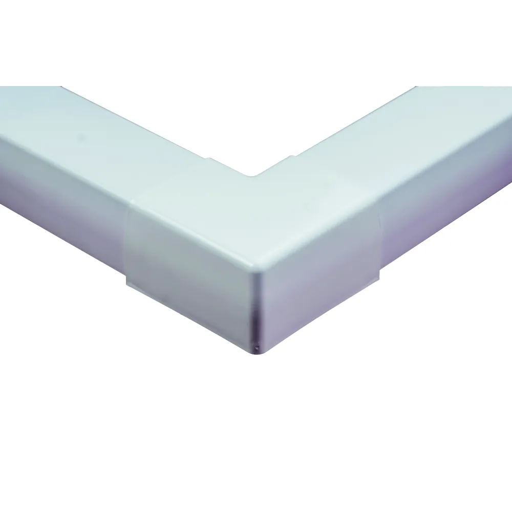 Angle à plat OPTIMAL blanche 110mm