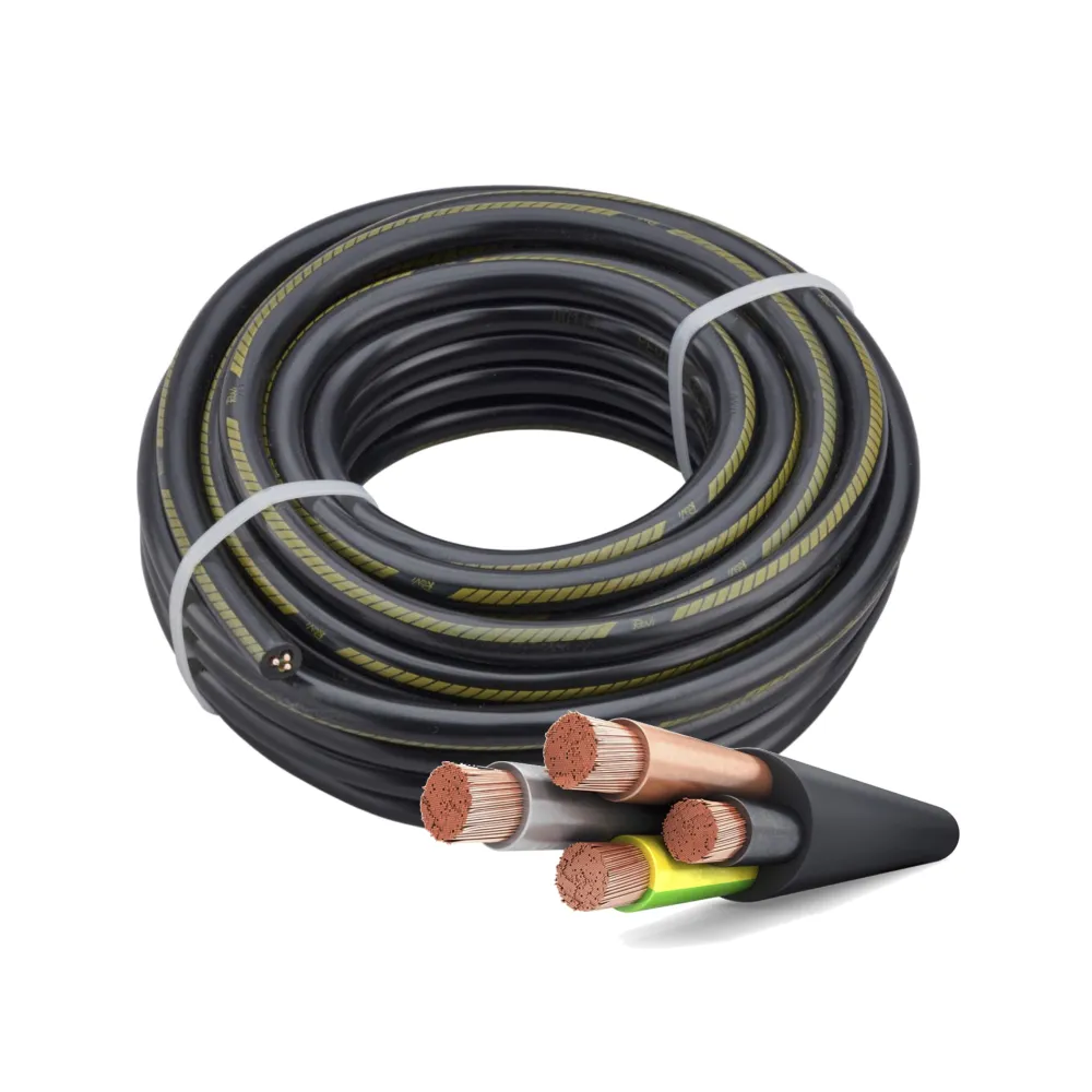 Câble électrique RO2V 50m - 3 câbles - 2,5mm²