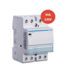 Contacteur modulaire HAGER 4f - 40A - 230V