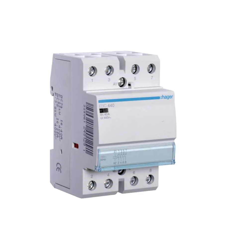 Contacteur modulaire HAGER 4f - 40A - 230V