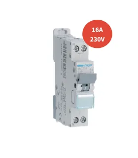 Disjoncteur Hager bi courbé - 16A