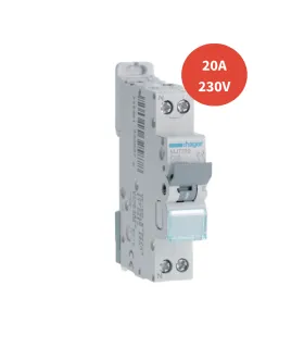Disjoncteur Hager bi courbé - 20A