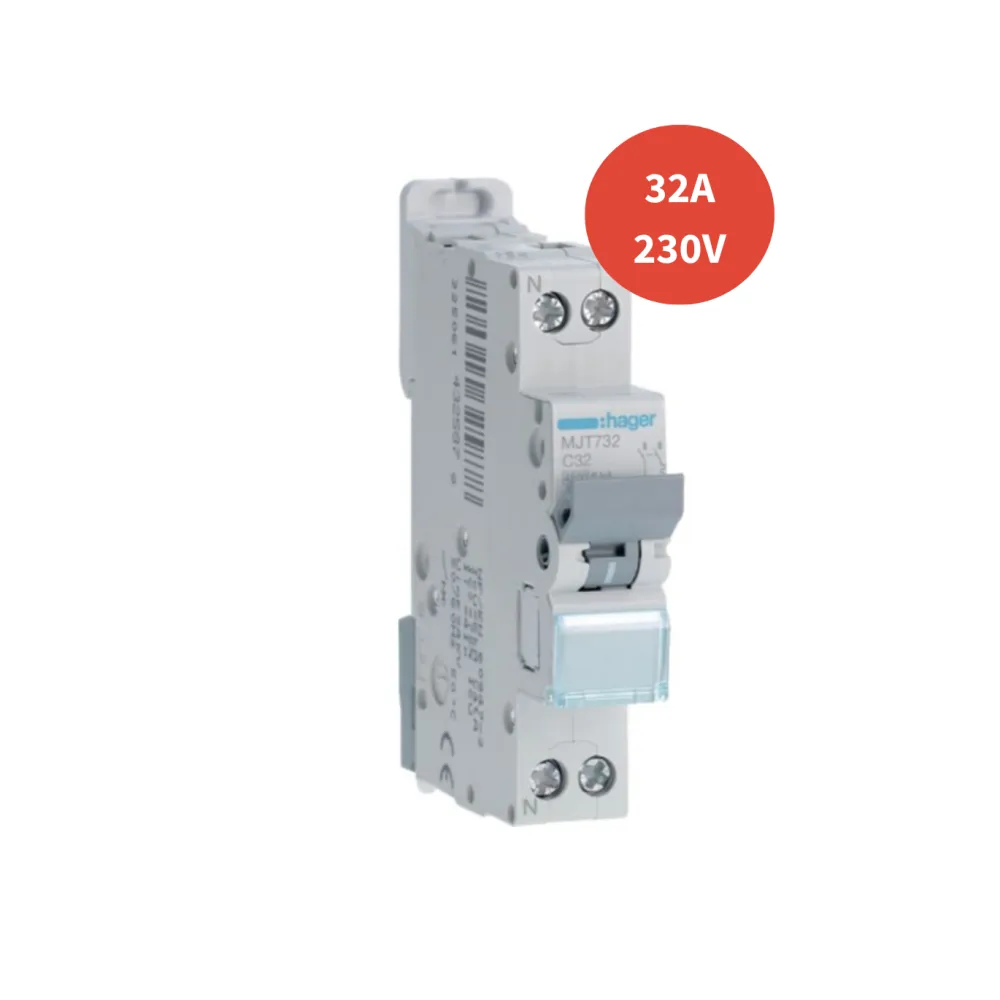 Disjoncteur Hager bi courbé - 32A
