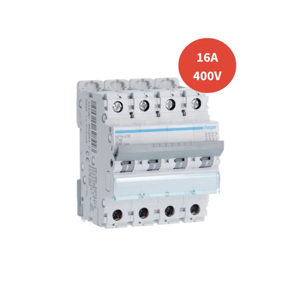 Disjoncteur Hager tri courbé - 16A