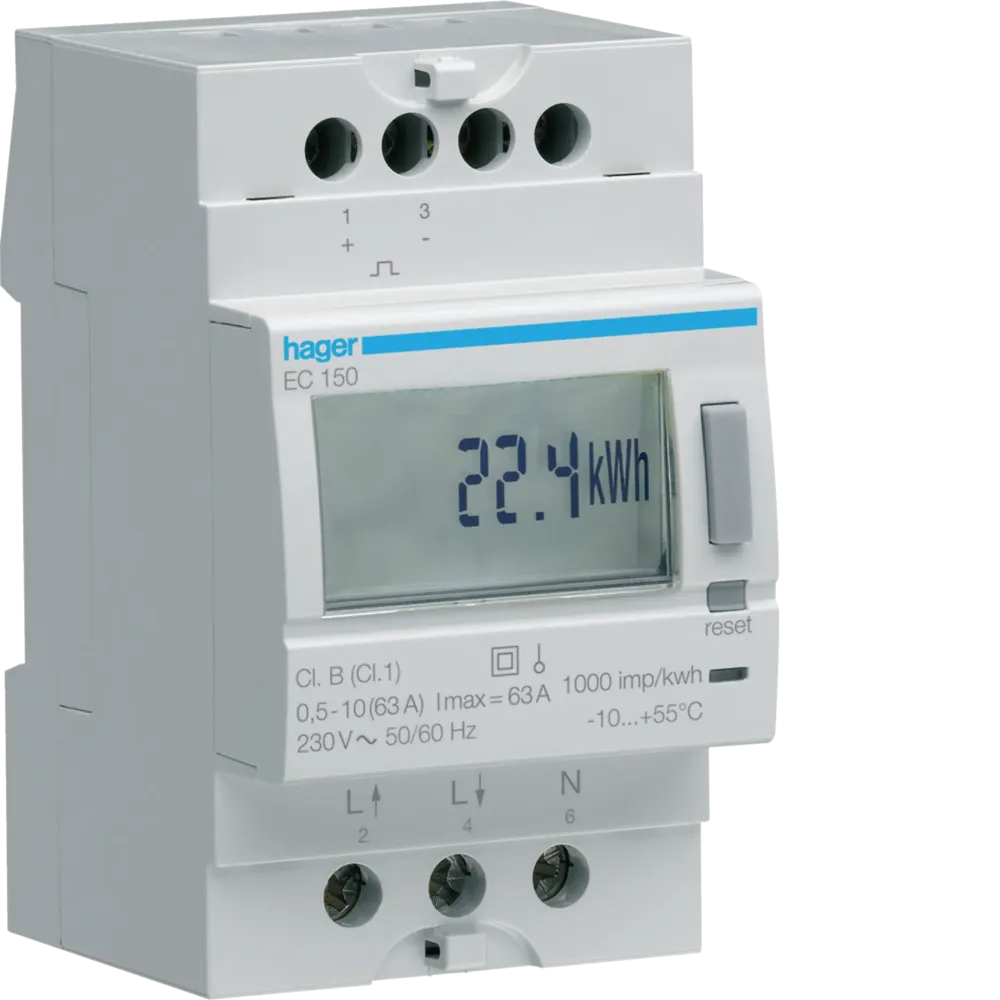 Compteur mono direct 63A 1M HA
