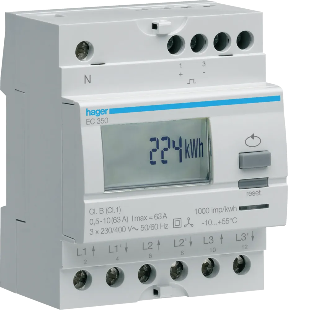 Compteur mono direct 63A 1M HA