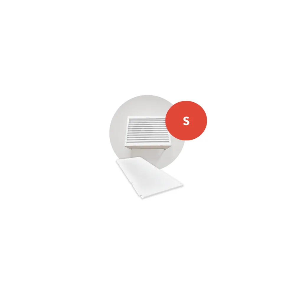 Sous face Decoclim Blanc RAL 9010 (S)