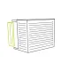 Joues latérales Decoclim GRIS ANTHRACITE RAL 7016