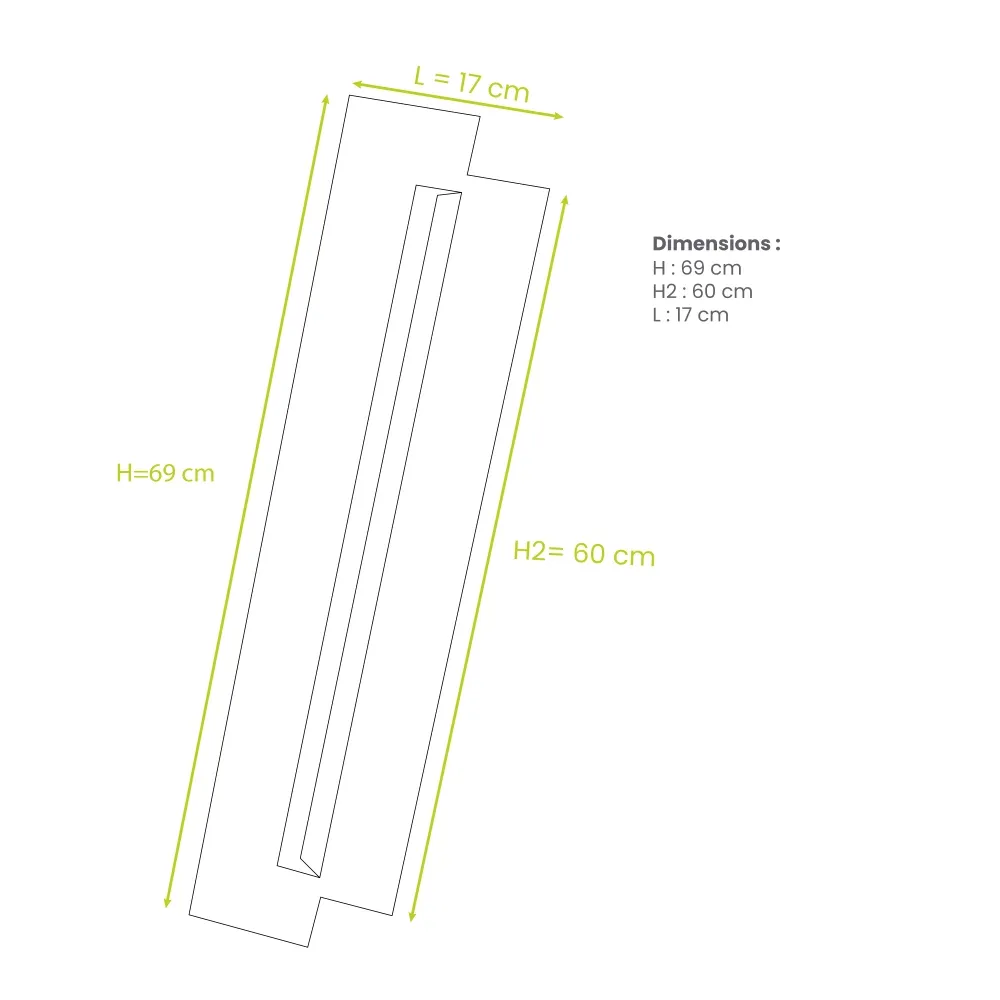 Joues latérales Decoclim CREME RAL 9001