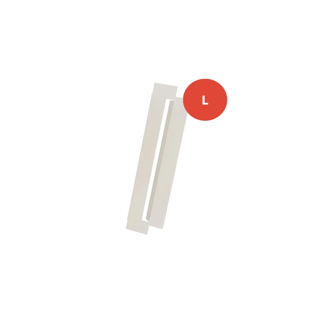 Joues latérales Decoclim Crème RAL 9001 (L)