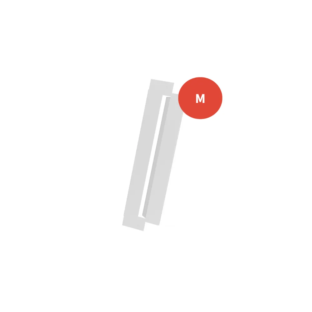 Joues latérales Decoclim Blanc RAL 9010 (M)