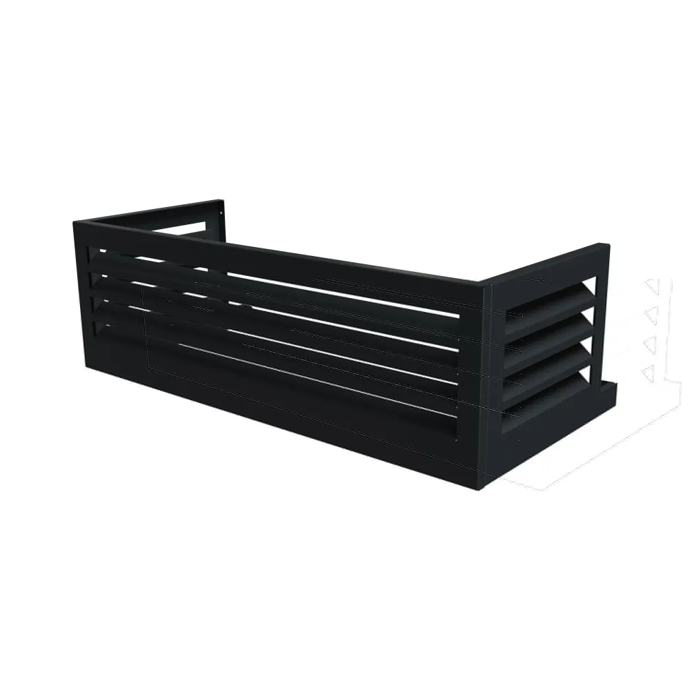Extension hauteur Decoclim GRIS ANTHRACITE RAL 7016