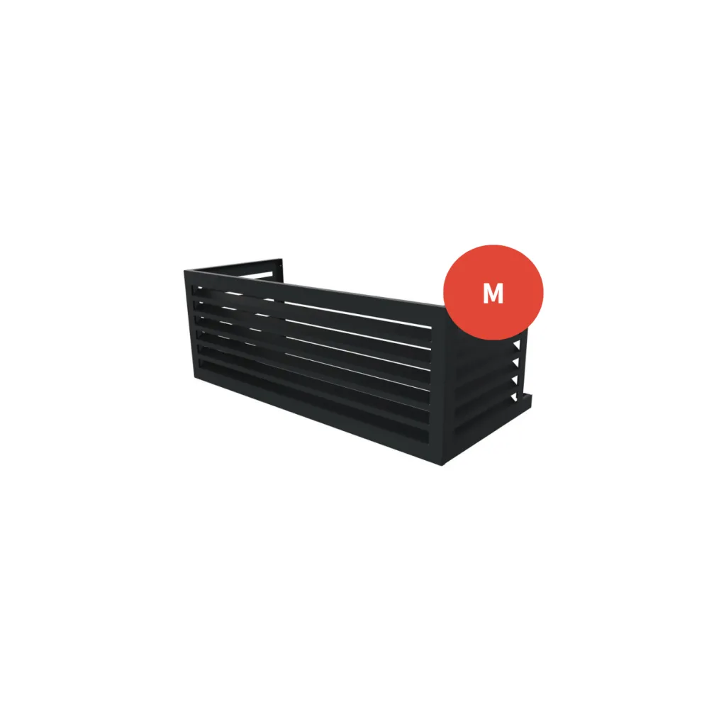 Extension hauteur Decoclim GRIS ANTHRACITE RAL 7016 (M)