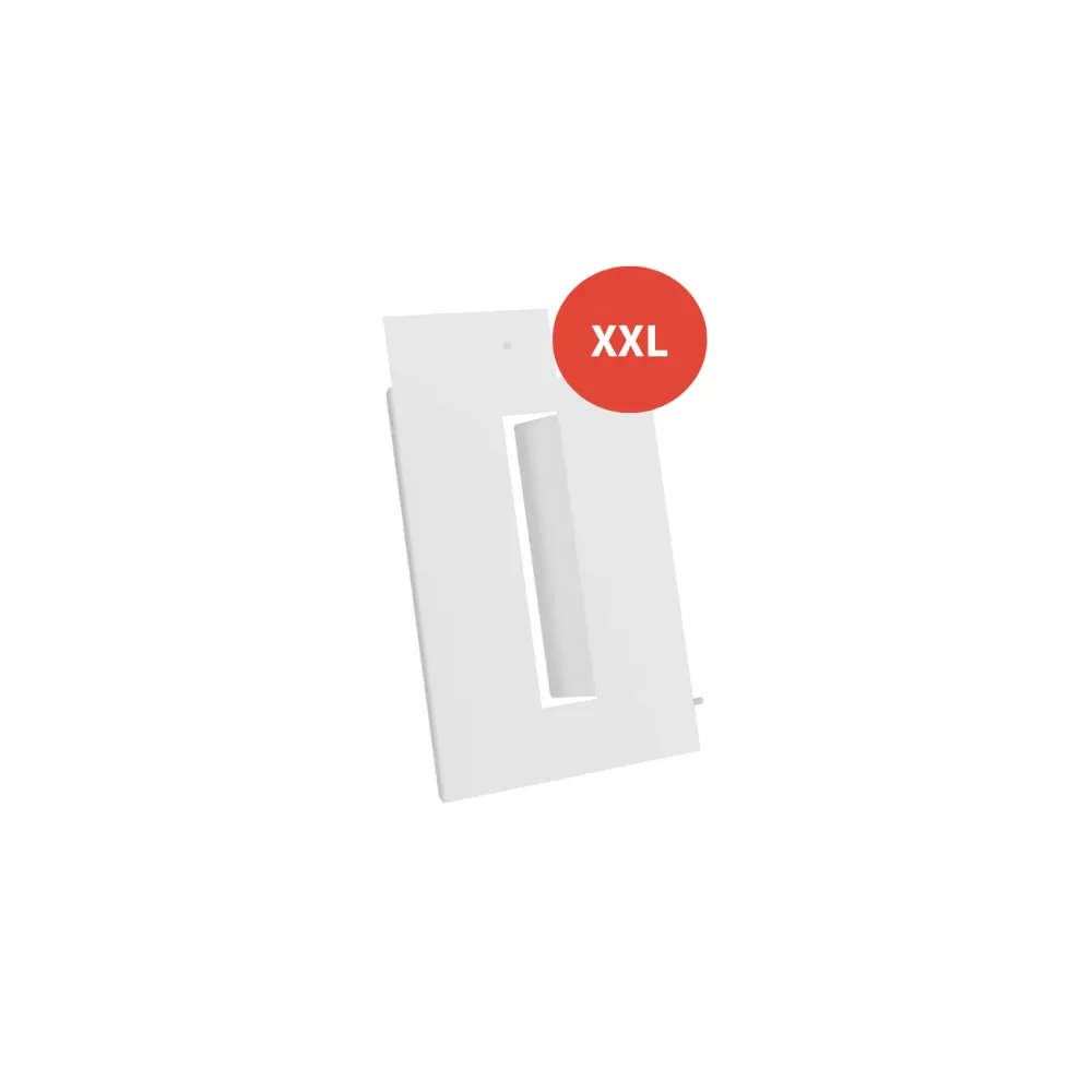 Joues latérales extension Decoclim Blanc RAL 9010 (XXL)