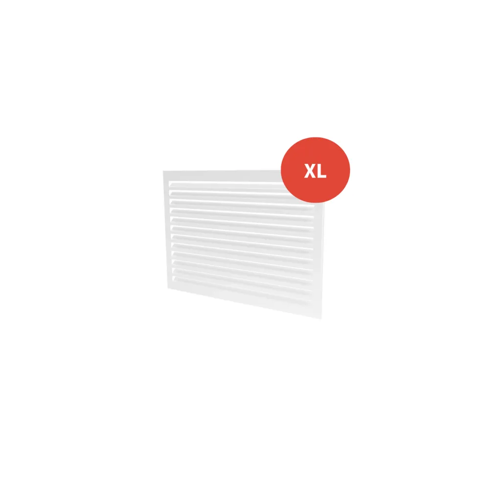 Face dos Decoclim Blanc RAL 9010 (XL)