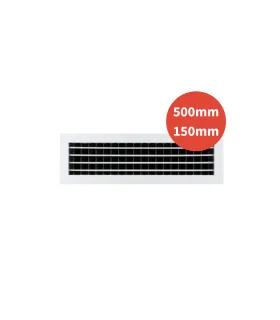 GRILLE DOUBLE DEFLEXION 500x150