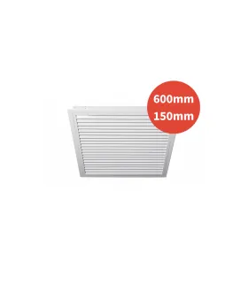 GRILLE REPRISE LAME 600x150