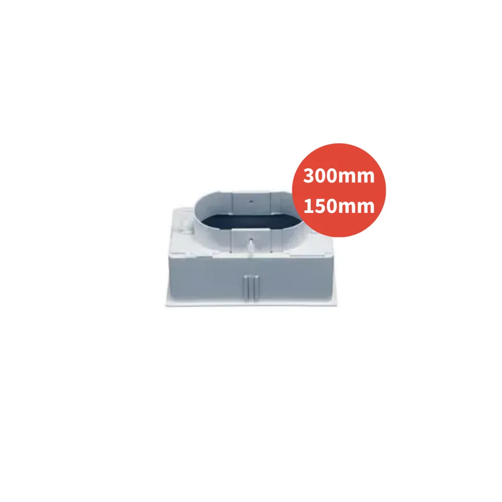 Plenum ABS Piquage réglable 300x150