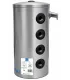 Bouteille de mélange STG acier 50L + bouchons