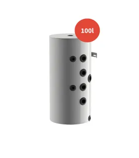 Bouteille de mélange STG acier 100L + bouchons