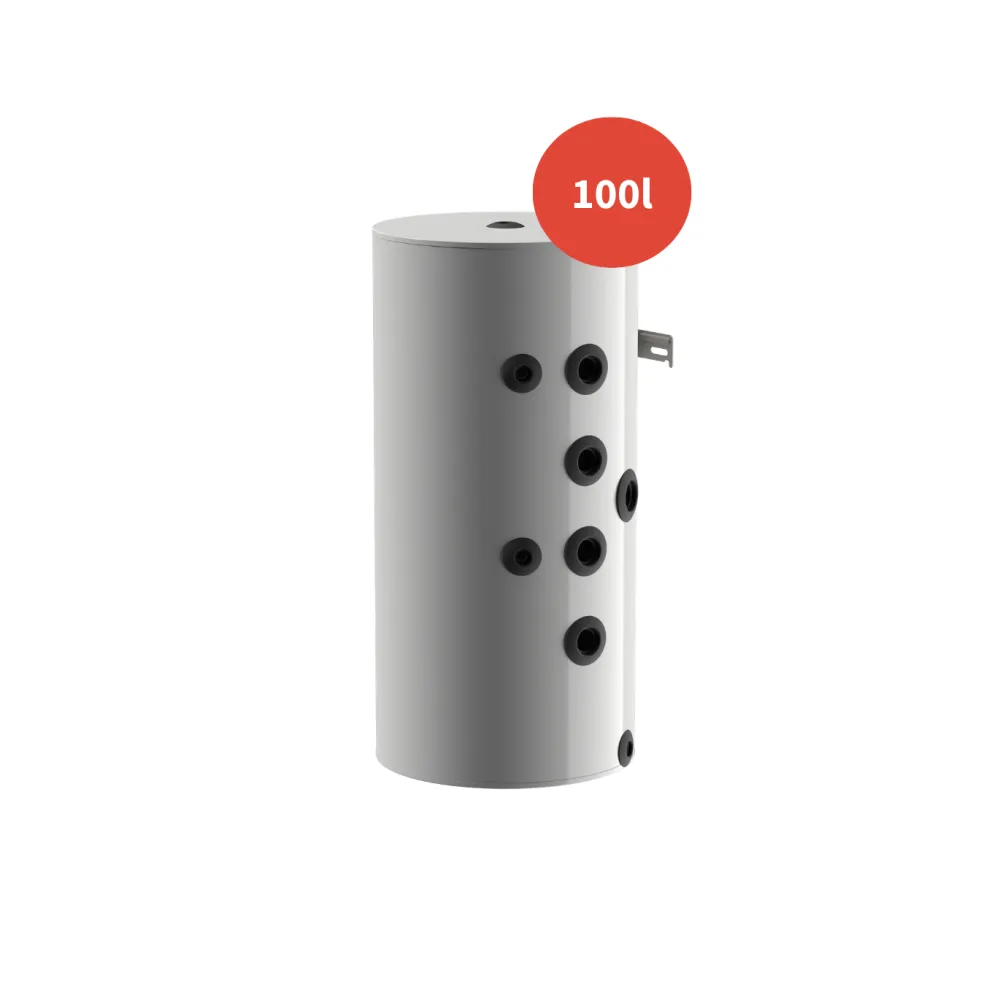 Bouteille de mélange STG acier 100L + bouchons