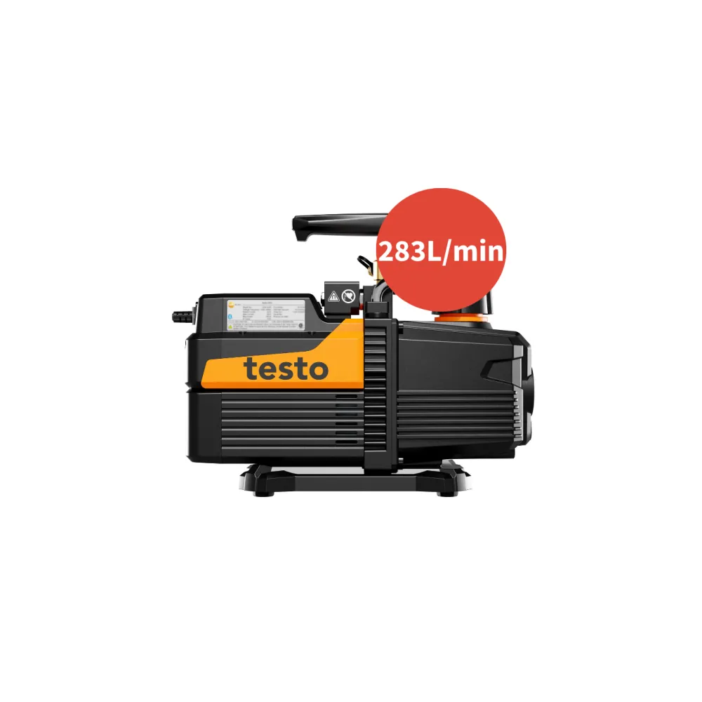 Pompe à vide connectée pour des tirages au vide automatisés avec test de maintien intégré 283L/min