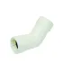 Coude à 45° p/pvc blc Ø20mm