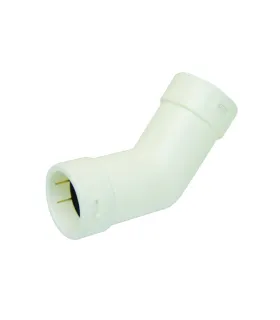 Coude à 45° p/pvc blc Ø20mm