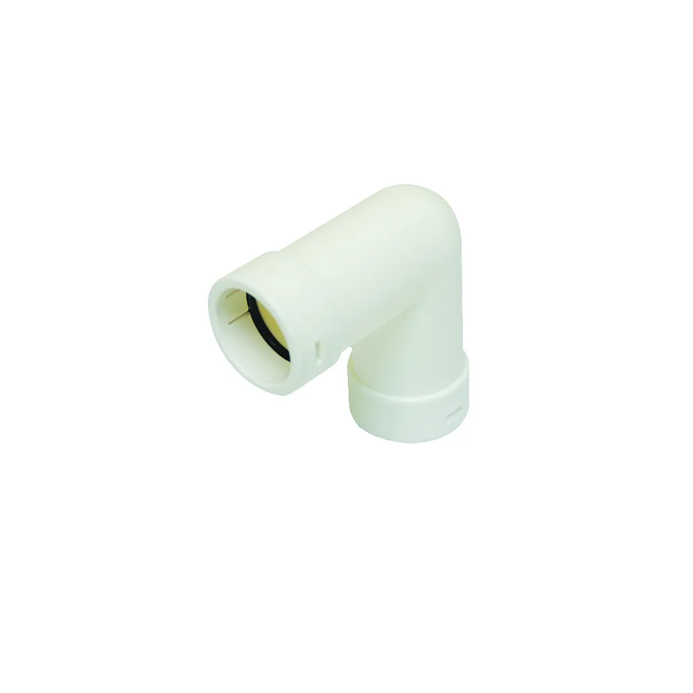 Coude à 90° p/pvc blc Ø20mm