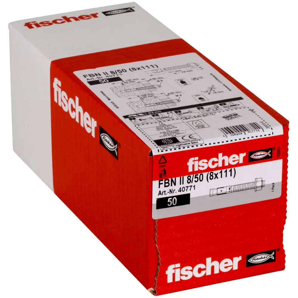 CHEVILLE BETON 8/50X118 50PCS