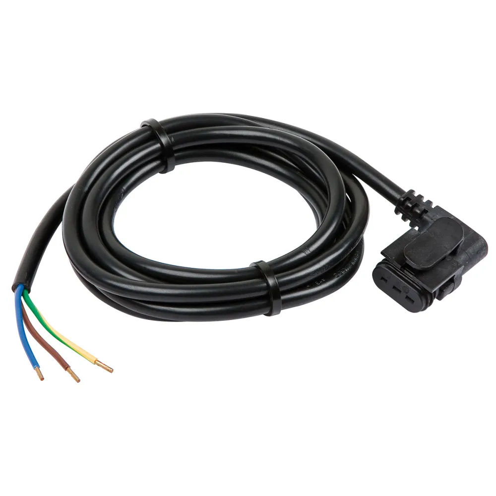 Connecteur electrique coudé circu