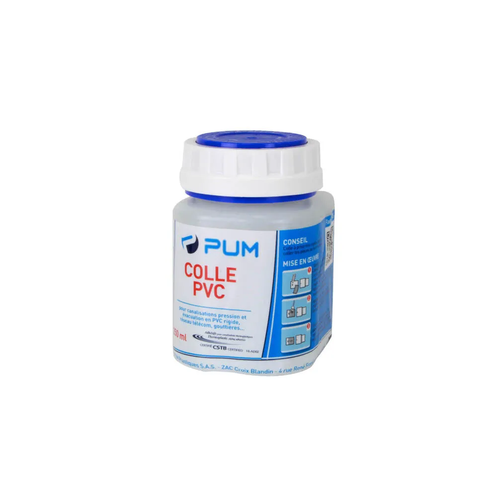 COLLE PVC BIDON 240ML+PINCEAU