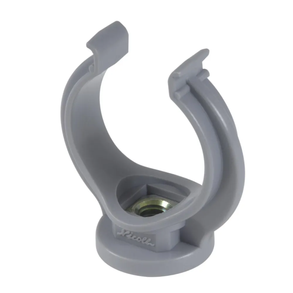 Collier pvc gris avec pate à vis