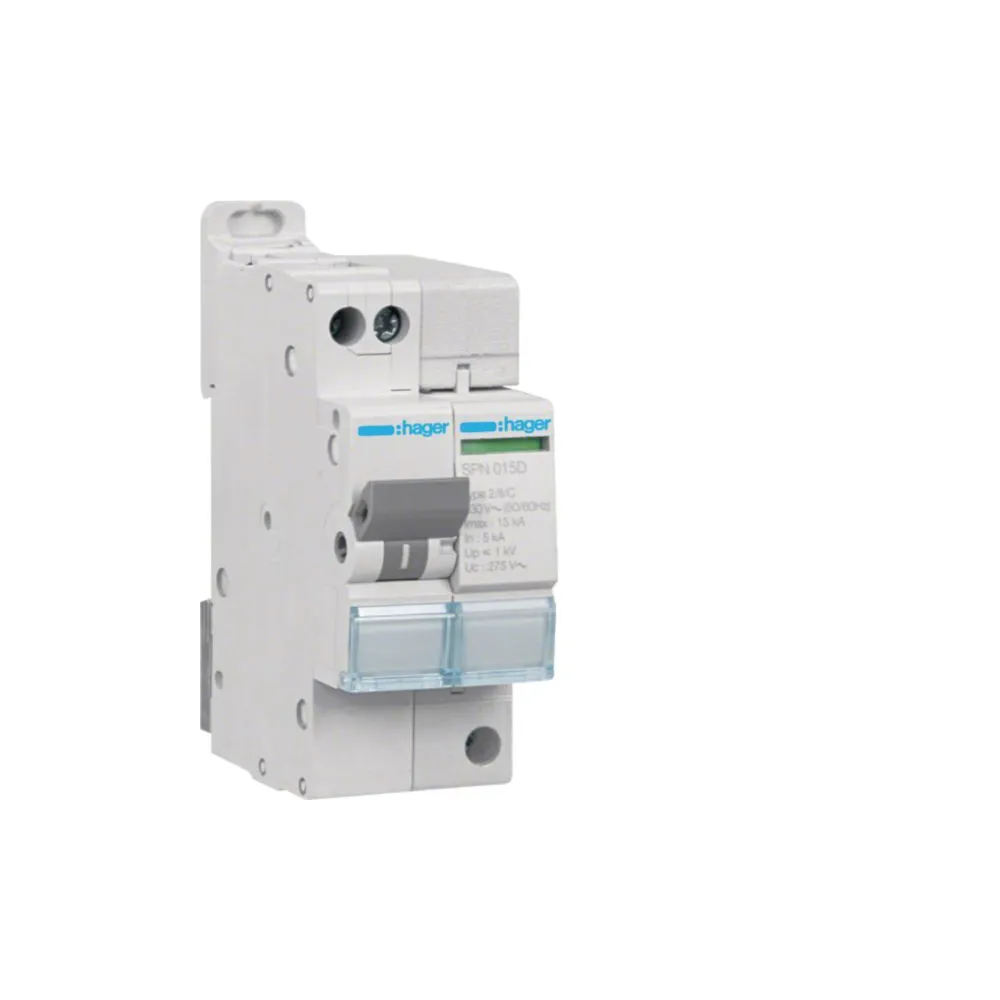 PARAFOUDRE 15 KA TYPE 2 HAGER