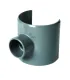 Selle PVC grise Ø32mm