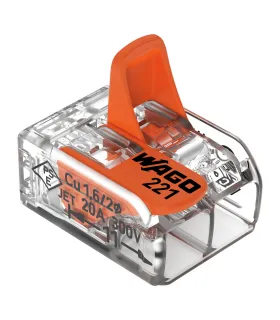 Borne de raccordement avec levier WAGO