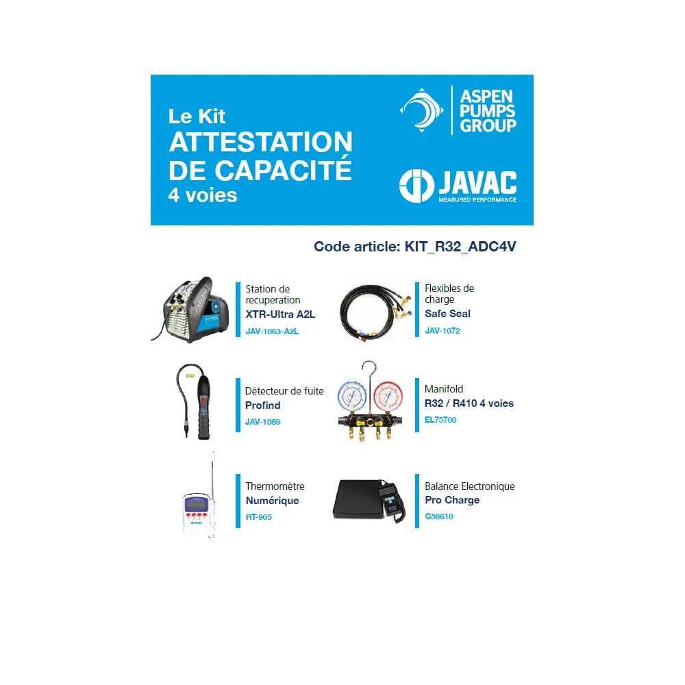 KIT ADC JAVAC R32 ADC 4VOIES