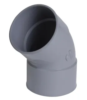 COUDE 45 PVC FF D32MM GRIS
