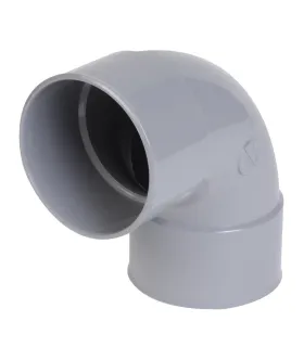 COUDE 90 PVC FF D32MM GRIS