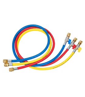 Flexibles de charge 1/4 ou 5/16 avec vannes