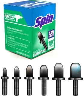 6 TETES EMBOITURE 1/4 AU 7/8