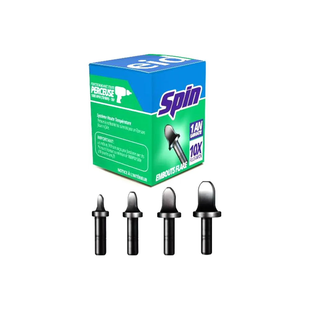 BOITE 4 TETES FLARE 1/4 AU 5/8